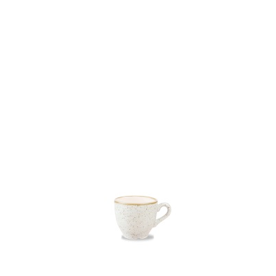 Biela šálka na espresso 100 ml | CHURCHILL, Stonecast Barley White