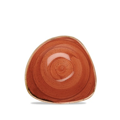 Porcelánová miska trojuholníková, ručne zdobená 260 ml | CHURCHILL, Stonecast Spiced Orange