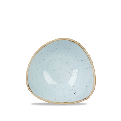 Porcelánová miska v tvare trojuholníka, ručne zdobená 260 ml | CHURCHILL, Stonecast Duck Egg Blue