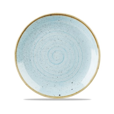 Porcelánový plytký talíř, ručne zdobený 28,8 cm | CHURCHILL, Stonecast Duck Egg Blue