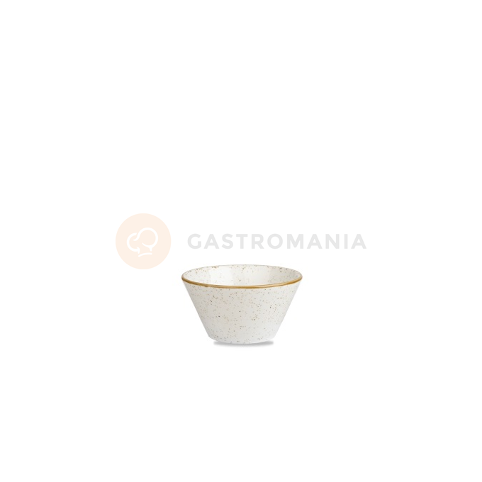 Biela miska, ručne zdobená 340 ml | CHURCHILL, Stonecast Barley White