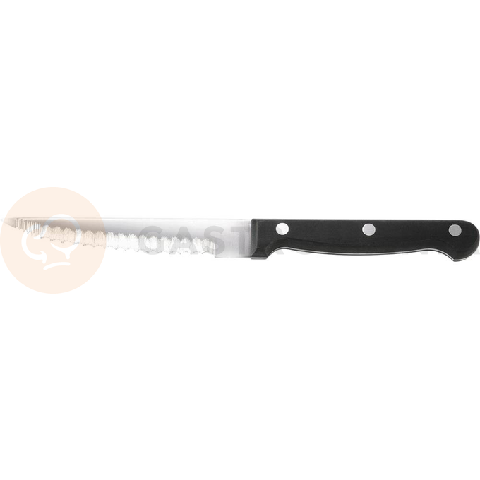 Nôž na steaky a pizzu 115 mm, čierna rukoväť | STALGAST, 298115