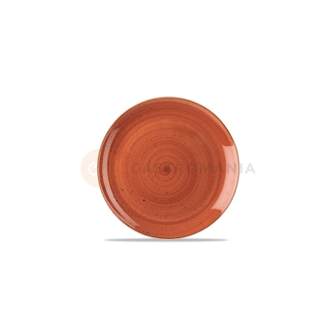 Porcelánový plytký tanier, ručne zdobený 28,8 cm | CHURCHILL, Stonecast Spiced Orange