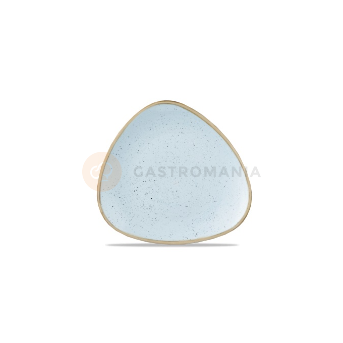 Porcelánový tanier v tvare trojuholníka, ručne zdobený 26,5 cm | CHURCHILL, Stonecast Duck Egg Blue