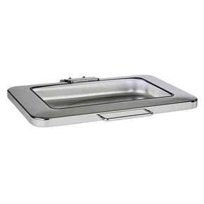 Chafing obdĺžnikový 660x480x330 so skleneným vekom | APS, Premium
