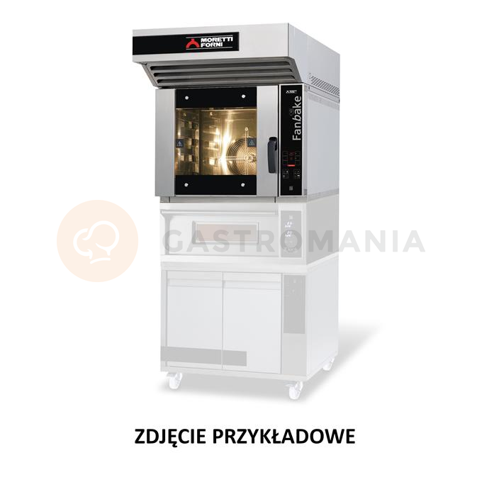 Pekárska a cukrárska súprava: F50E + Ideck PD60.60D + podstavec s kynárňou H=700 mm | MORETTI FORNI, MFIBAKE19