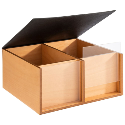Bufetová drevená skrinka 360x335x160 mm | APS, Toast box