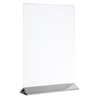 Stojan na menu 105x70x170, inox | APS, 71521