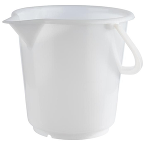 Polyetylénové vedro 10,5 l, biele | APS, 30075