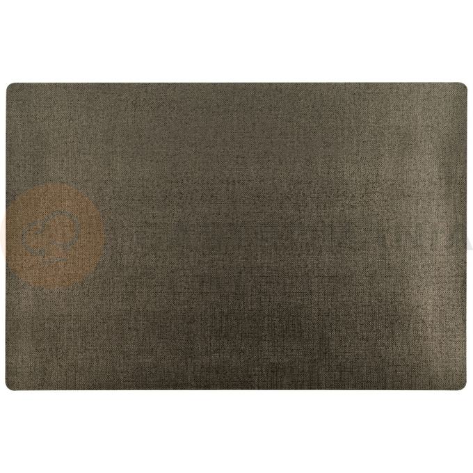 Prestieranie na stôl 450x300 mm, strieborno-čierne | APS, Pure