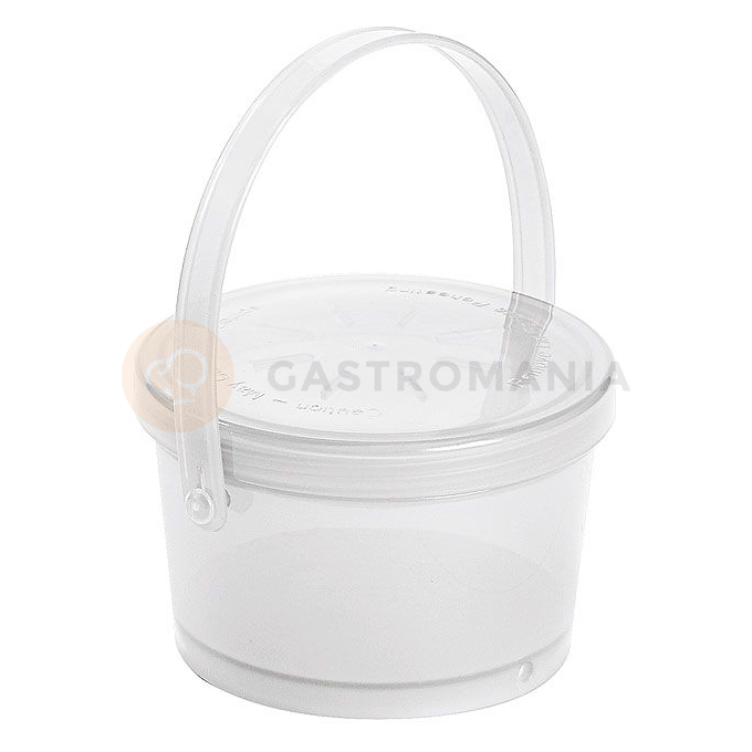 Opakovane použiteľný box na polievku, biely | CONTACTO, 1106/350