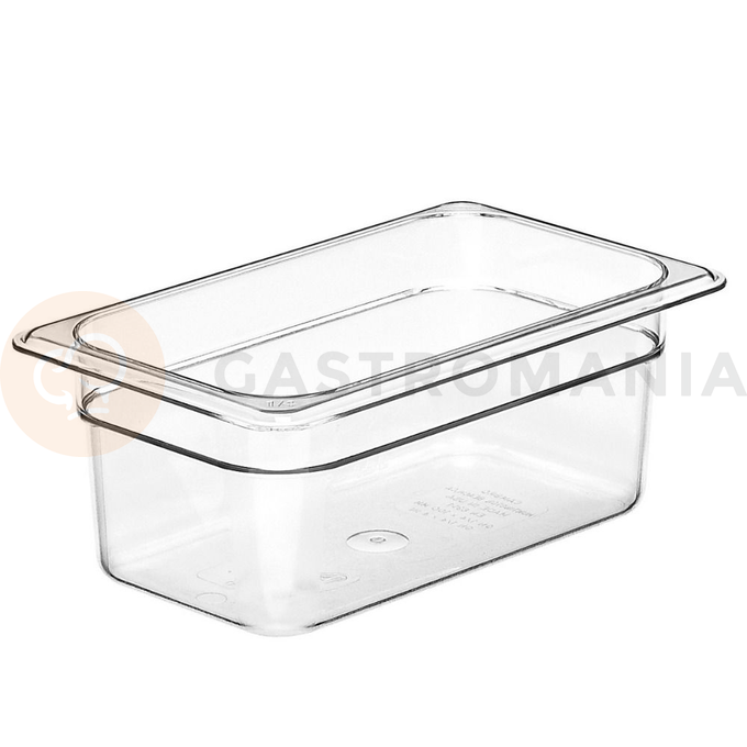 Polykarbonátová nádoba GN 1/4, 2, 5 l, s rozmerom 265x162x100 mm | CAMBRO, Camwear