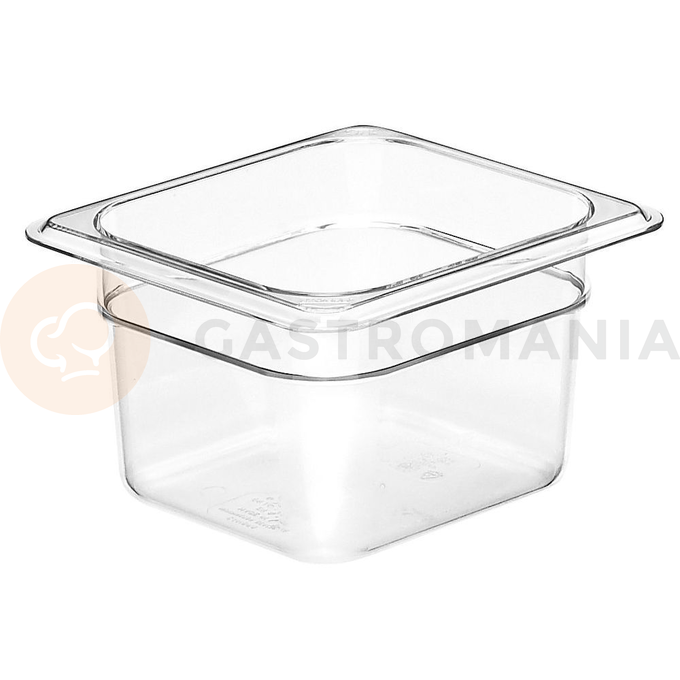 Polykarbonátová nádoba GN 1/6, 1, 5 l, s rozmerom 176x162x100 mm | CAMBRO, Camwear