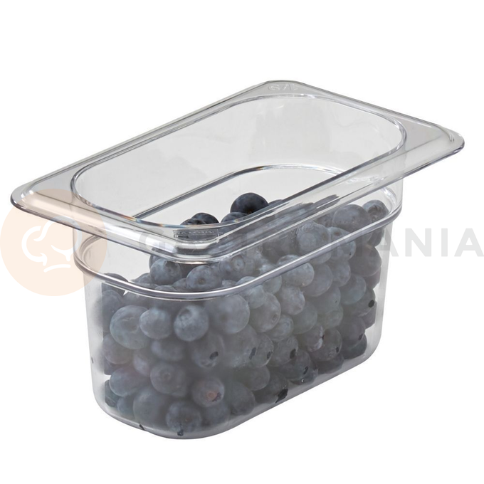 Polykarbonátová nádoba GN 1/9, 0, 85 l, s rozmerom 176x108x100 mm | CAMBRO, Camwear