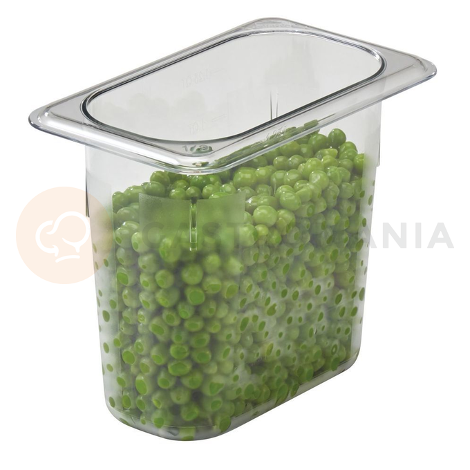 Polykarbonátová nádoba GN 1/9, 1, 4 l, s rozmerom 176x108x150 mm | CAMBRO, Camwear