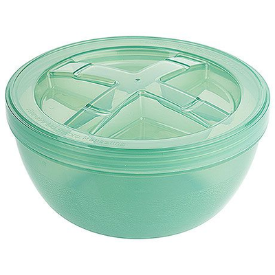 Opakovane použiteľný box na polievku, zelený | CONTACTO, 1109/956