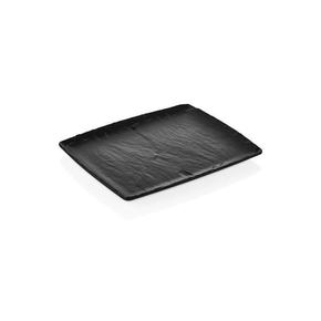 Misa z melamínu, čierna, GN 1/2, 265x325 mm | FINE DINE, Rock