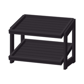 Stojan 2-poschodový 574x323x441 mm | FINE DINE, Madeira Black