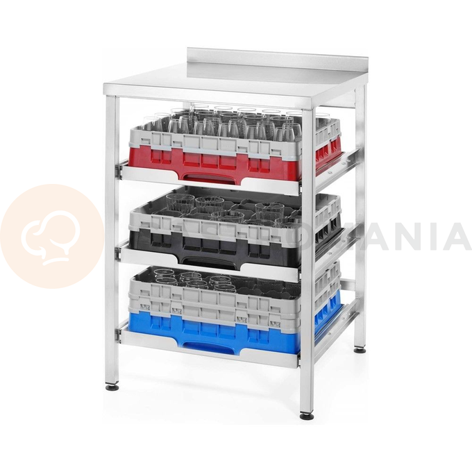 Modul pre rýchlu prácu so sklom, 600x650x(H)900 mm | BARMATIC, Oxygen