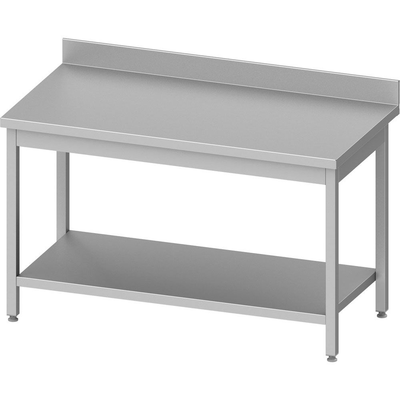 Prístenný stôl s policou 1200x600x850 mm montovaný | STALGAST, 950046120