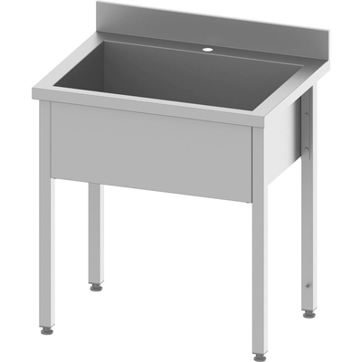 Stôl s vaňou 1-komorovou 800x600x850 mm h=300 mm montovaný | STALGAST, 951336080