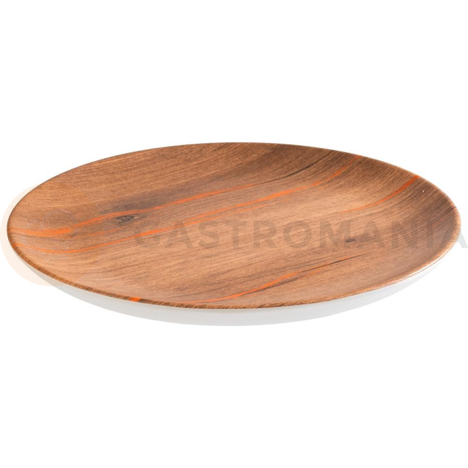 Bufetová tácka z melamínu 260 mm | APS, Crazy Wood