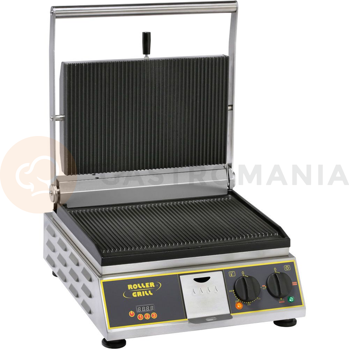 Kontaktný gril Panini s časovačom, 3.4 kW | ROLLER GRILL, 777224