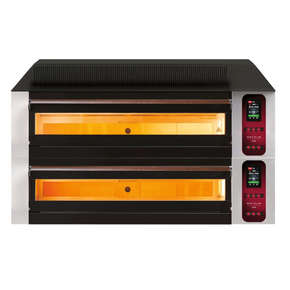 Elektrická pec na pizzu, dvojkomorová, s podstavcom so vsuvmi na plechy, 9x30 cm, COMP - 2ST L9 | GRADUS, JACK COMP-2ST-L9