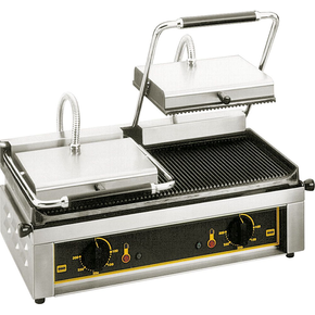 Dvojitý kontaktný gril, 2x2 kW, 230 V | ROLLER GRILL, Majestic