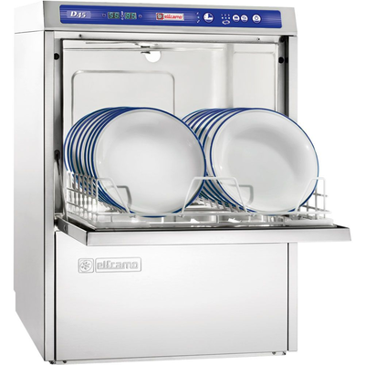 Univerzálna umývačka s dávkovačmi saponátov, zmäkčovačom a odpadovým čerpadlom, 6,4 kW | ELFRAMO, 802451