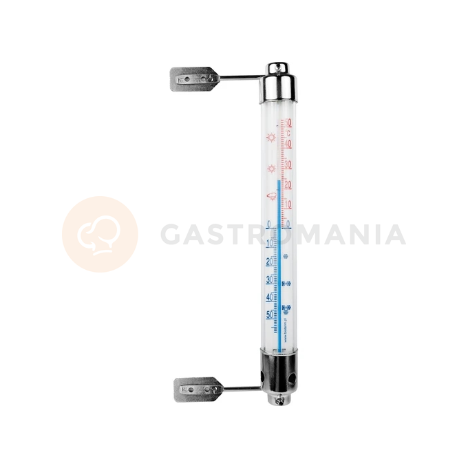 Vonkajší teplomer s kovovým rámom (-50 st. C do +50 st. C) 20 cm | BIOTERM, 020600