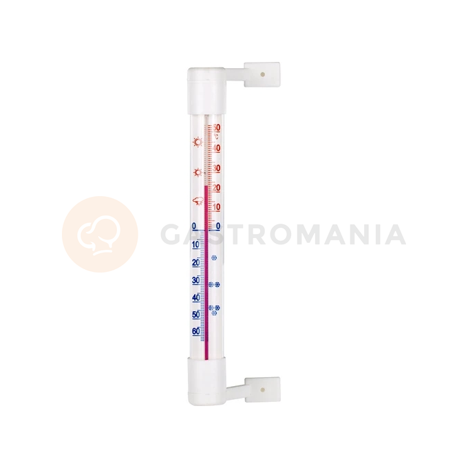 Vonkajší teplomer biely (-50 st. C do +50 st. C) 18 cm | BIOTERM, 022202