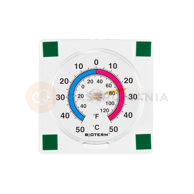 Univerzálny teplomer priehľadný, samolepiaci (-50 st. C do +50 st. C) | BIOTERM, 025000