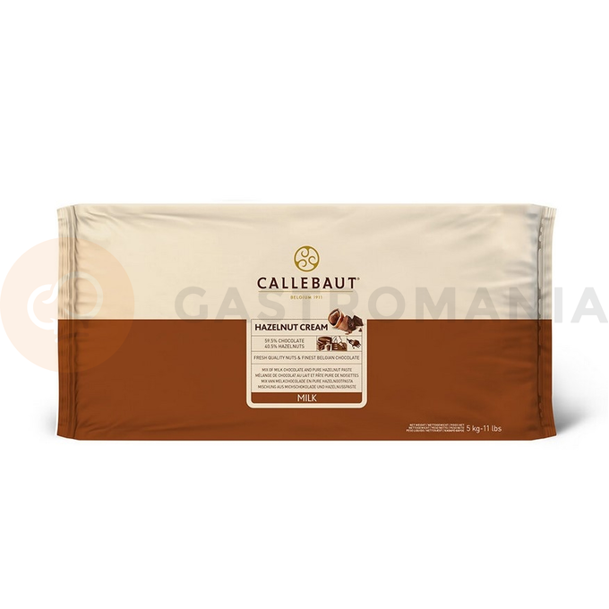 Mliečna čokoláda Gianduja s vlašskými orechmi - 25% lieskových orechov, blok 5 kg | CALLEBAUT, GIA-141