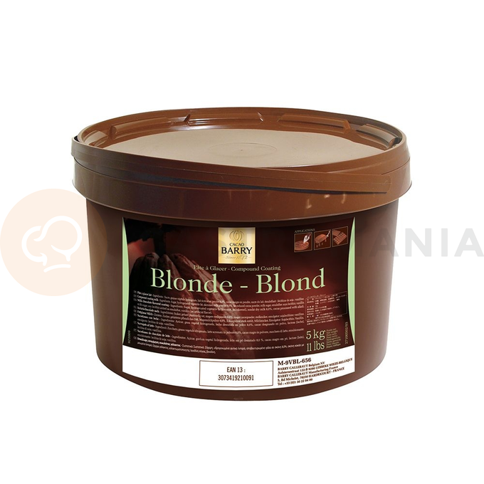 Pate-a-glacer Blonde mliečna poleva, 5 kg vedierko | CACAO BARRY, M-9VBL-656