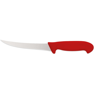 Nôž vykosťovací, zahnutý, HACCP, červený, 150 mm | STALGAST, 283157