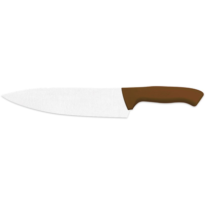 Nôž kuchynský, HACCP, hnedý, 210 mm | STALGAST, 283219