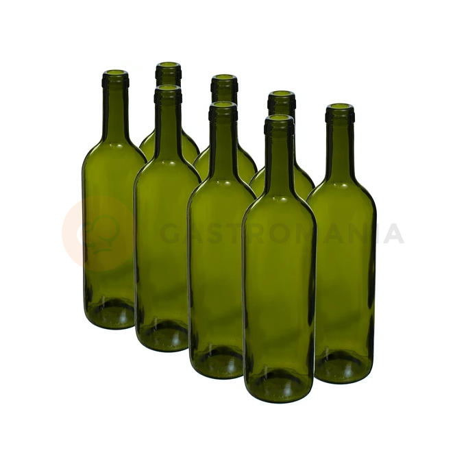 Fľaša Olivová na víno 750 ml - balenie 8 ks. | BROWIN, 631471