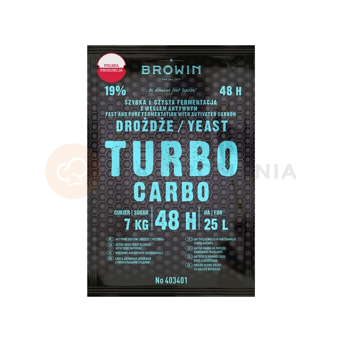 Liehovarnícke kvasnice Turbo Carbo, 160 g | BROWIN, 403401