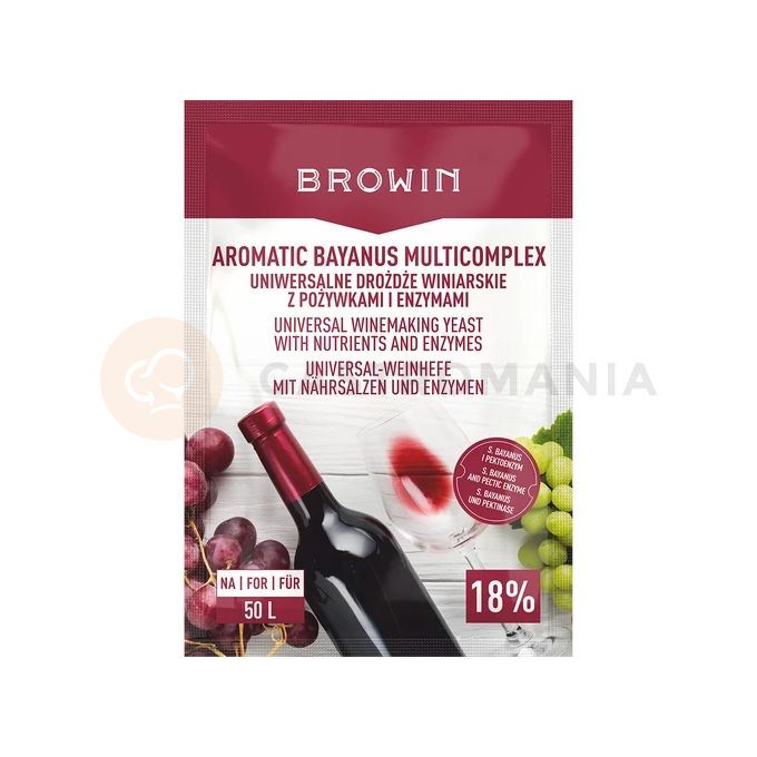 Kvasnica so živinami, štartovacia sada Aromatic Bayanus Complex 40 g | BROWIN, 400404