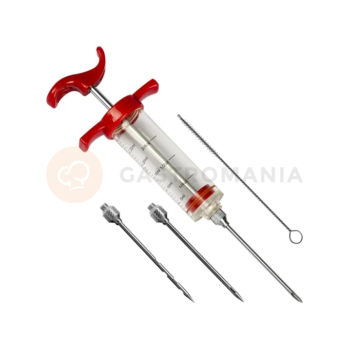 Striekačka na mäso 30 ml + 3 ihly + čistič | BROWIN, 311104