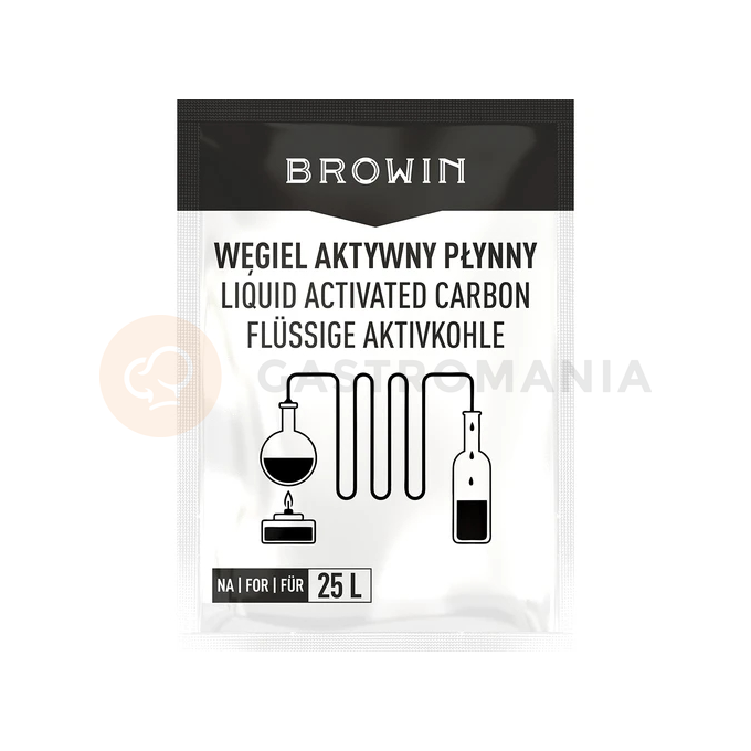 Tekuté aktívne uhlie na 25 l, 140 g | BROWIN, 405112