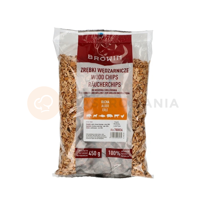 Štiepky na údenie/grilovanie, jelša, 450 g, kl. 8 | BROWIN, 780836