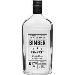Fľaša Placatka 500 ml s uzáverom aj potlačou Bimber PRL | BROWIN, 631742