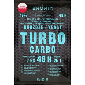 Liehovarnícke kvasnice Turbo Carbo, 160 g | BROWIN, 403401