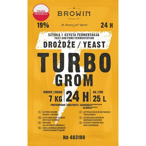 Liehovarnícke kvasnice Turbo Grom 24 h, 180 g | BROWIN, 403180