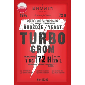 Liehovarnícke kvasnice Turbo Grom 72 h, 120 g | BROWIN, 403200