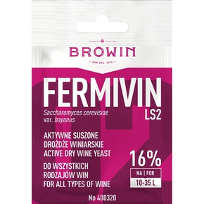 Vínne kvasnice Fermivin LS2, 7 g | BROWIN, 400320