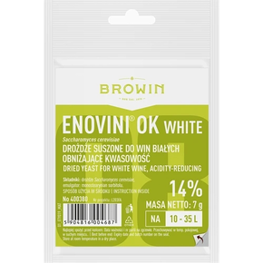 Vínne kvasnice znižujúce kyslosť Enovini OK WHITE, 7 g | BROWIN, 400380