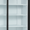 Dwudrzwiowa przeszklona szafa chłodnicza z przesuwnymi drzwiami | TEFCOLD, FSC 1200 S